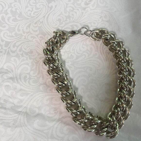 Silvertone Link Bracelet  - Picture 4 of 4